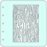 Nellie's Choice Stencil A6 For Magnetic Colour Set Bark