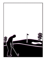 Embossing Folder - Golfing Day Size 5 x 7