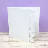 Fancy-Edge Blanks Hearts Edge decorative craft paper sheets with heart-shaped edges.
