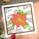 For The Love Of Stamps - Layering Poinsettia A5 Stamp Set