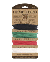 Hemptique #10 Hemp Cord Card Set