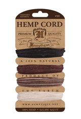 Hemptique #10 Hemp Cord Card Set