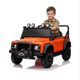 12V Land Rover Defender 1-Seater Ride-on Truck W/ Rubber Wheels, Music Player & RC