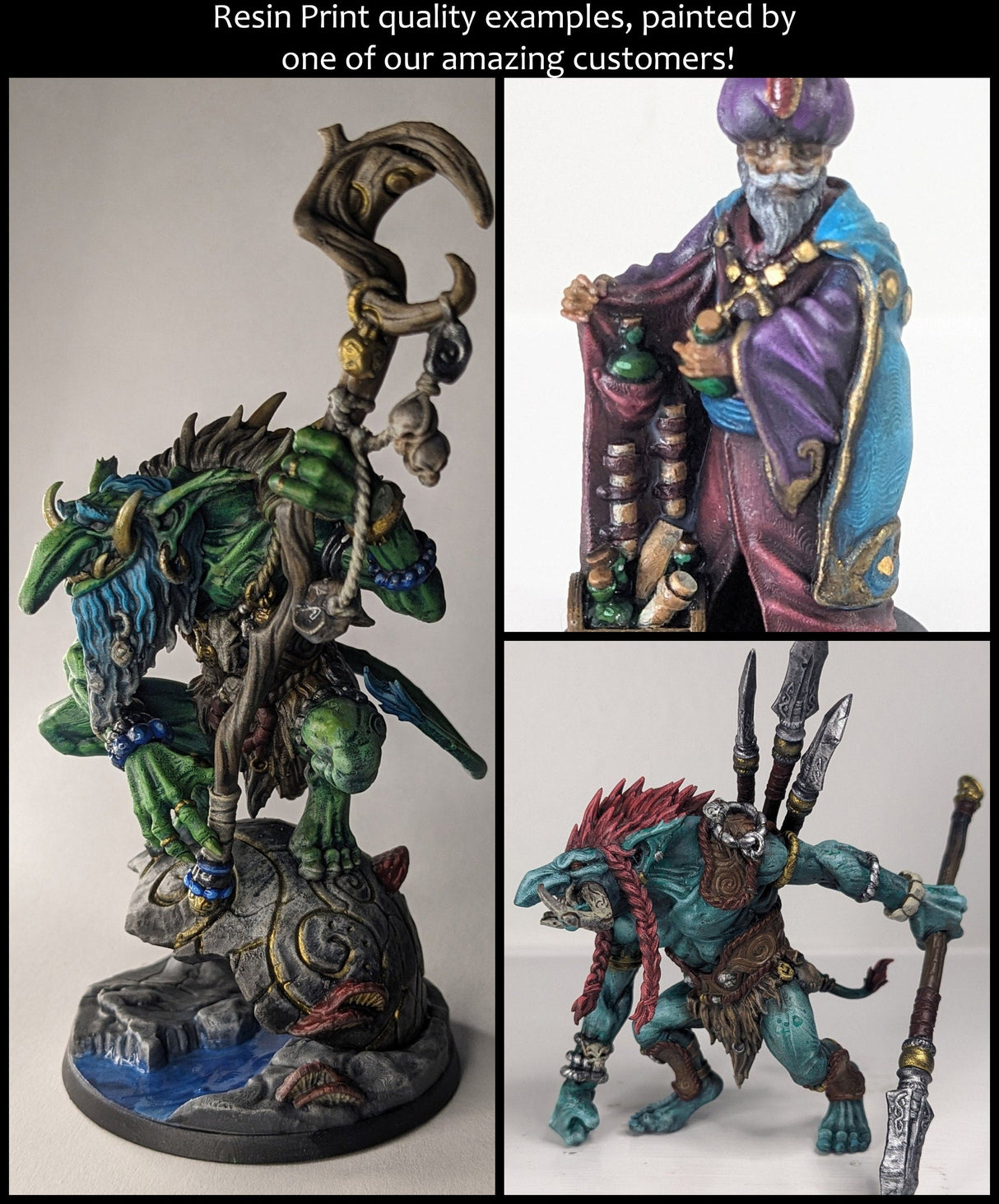Dark Dwarf Pack | DnD Miniature, Premium Resin, Durable and Tough for your TTRPG and Wargaming! 32mm, 28mm, Male, Duergar Mountain Underdark