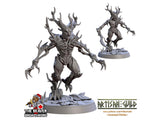 Barkwraith Spriggan E, Fighter, Monster, Fey, Dryad, DnD, Elven- High Quality Resin Printed 28mm 32mm Tabletop Miniature, Tough Figurine