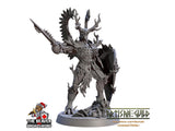 The Green Knight Spriggan DnD Mini, Fey, Monster Fairy Dryad, Elven- High Quality Resin Printed 28mm 32mm Tabletop Miniature, Tough Figurine