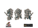 Dark Dwarf Pack | DnD Miniature, Premium Resin, Durable and Tough for your TTRPG and Wargaming! 32mm, 28mm, Male, Duergar Mountain Underdark