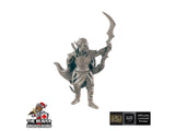 Dark Elf 2 | DnD Miniature, Premium Resin, Durable and Tough for your TTRPG and Wargaming! 32mm, 28mm, Male, Drow, Ranger, Sniper