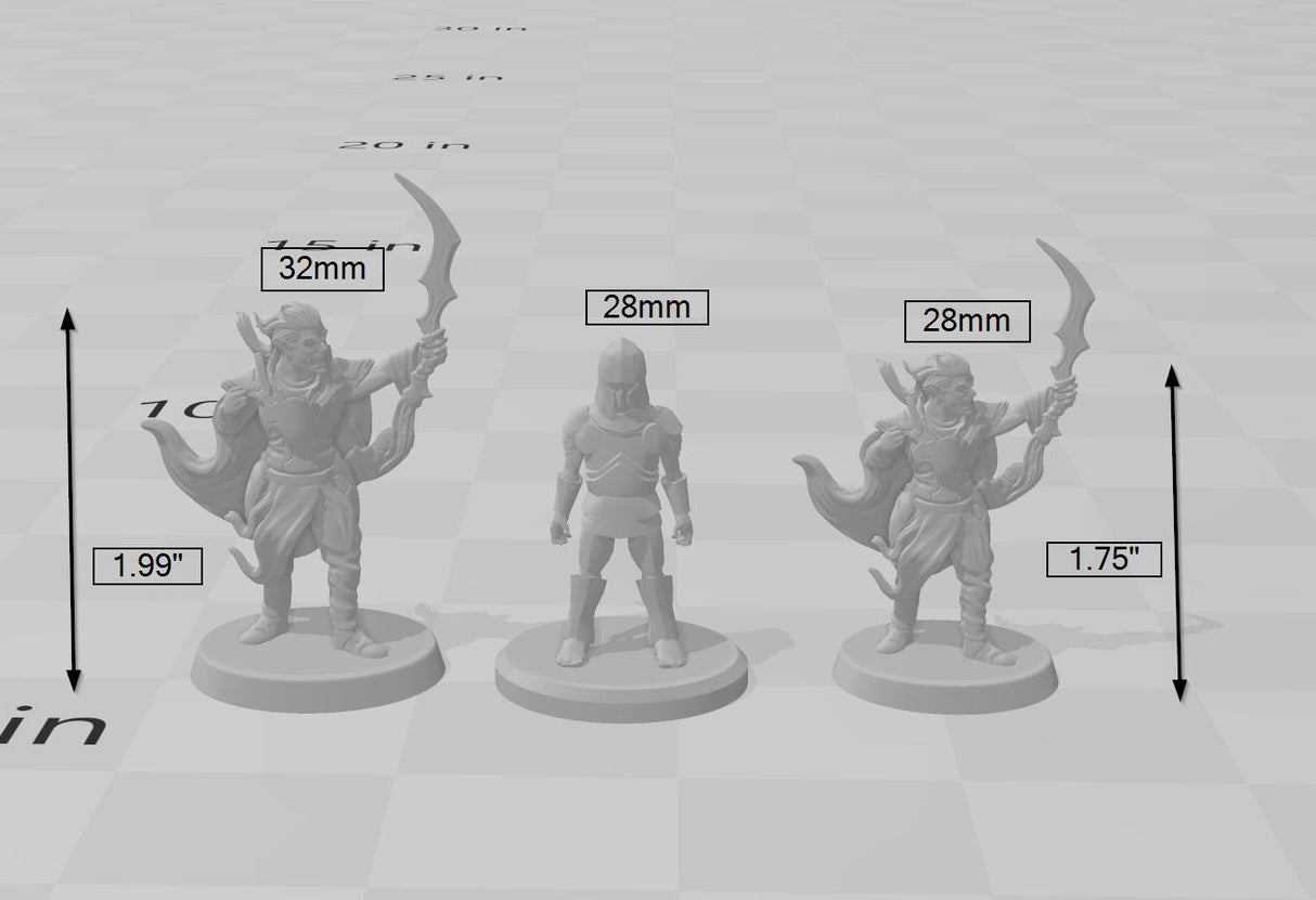 Dark Elf 2 | DnD Miniature, Premium Resin, Durable and Tough for your TTRPG and Wargaming! 32mm, 28mm, Male, Drow, Ranger, Sniper