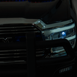 24V Police Officer XXL Edition 4x4 Kids 2-Seater Ride-On RAM 3500 Truck - Rubber Wheels, Music, Remote