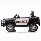 24V Police Officer XXL Edition 4x4 Kids 2-Seater Ride-On RAM 3500 Truck - Rubber Wheels, Music, Remote