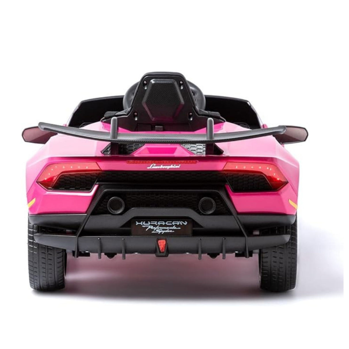 12V Lamborghini Huracan 4x4 1-Seater Ride-On Car W/ Rubber Wheels, Music Player & RC