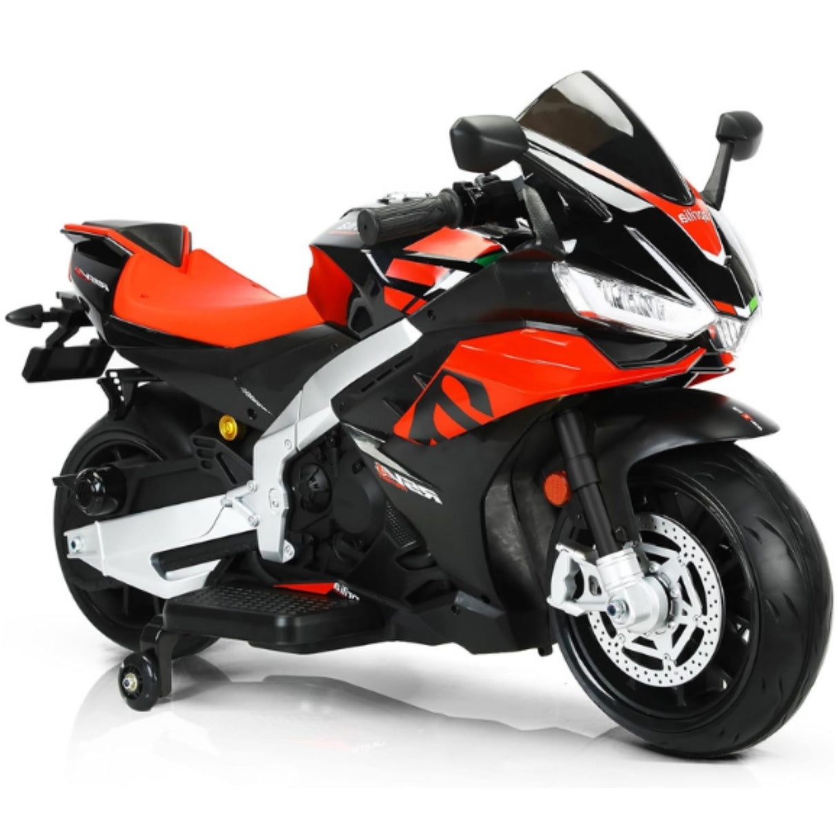 24V Big Kids Aprilia Premium 2-Rider Ride-On Motorcycle