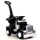 6V Big Rig 3-in-1 Convertible Ride-on Truck for Toddlers: Kids Remote Control Electric Truck