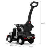 6V Big Rig 3-in-1 Convertible Ride-on Truck for Toddlers: Kids Remote Control Electric Truck
