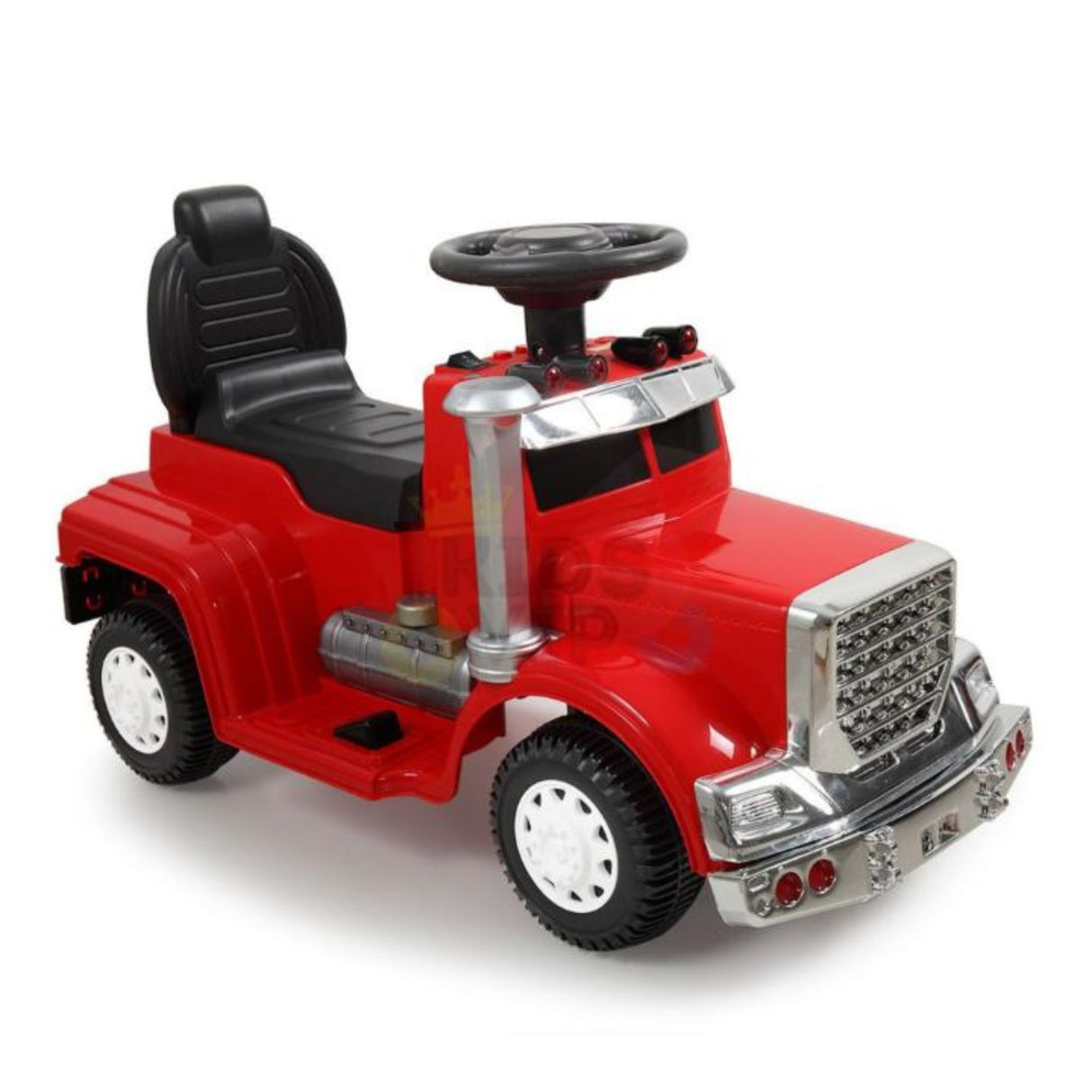 6V Big Rig 3-in-1 Convertible Ride-on Truck for Toddlers: Kids Remote Control Electric Truck