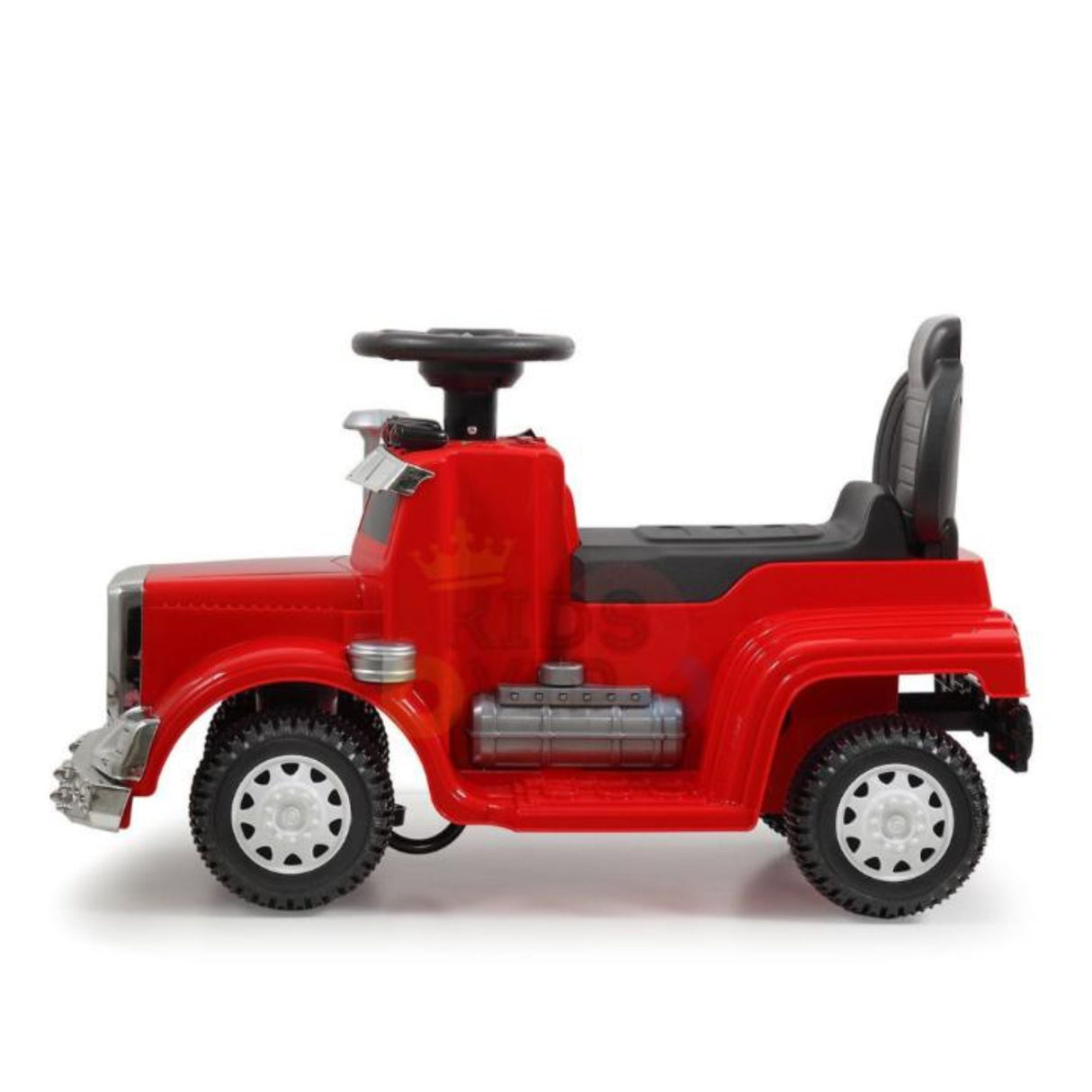 6V Big Rig 3-in-1 Convertible Ride-on Truck for Toddlers: Kids Remote Control Electric Truck