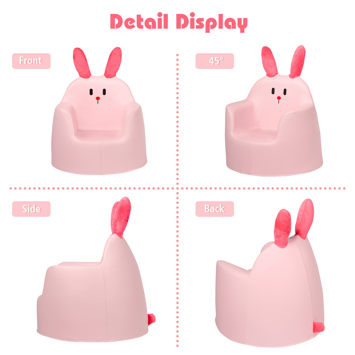 Kids and Toddlers Single Seat Cozy Play Sofa Chair - Comfort and Style