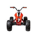 24V Adventure Pro Edition Ride-On Quad W/ Rubber Wheels, Music Player & Lights