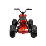24V Adventure Pro Edition Ride-On Quad W/ Rubber Wheels, Music Player & Lights
