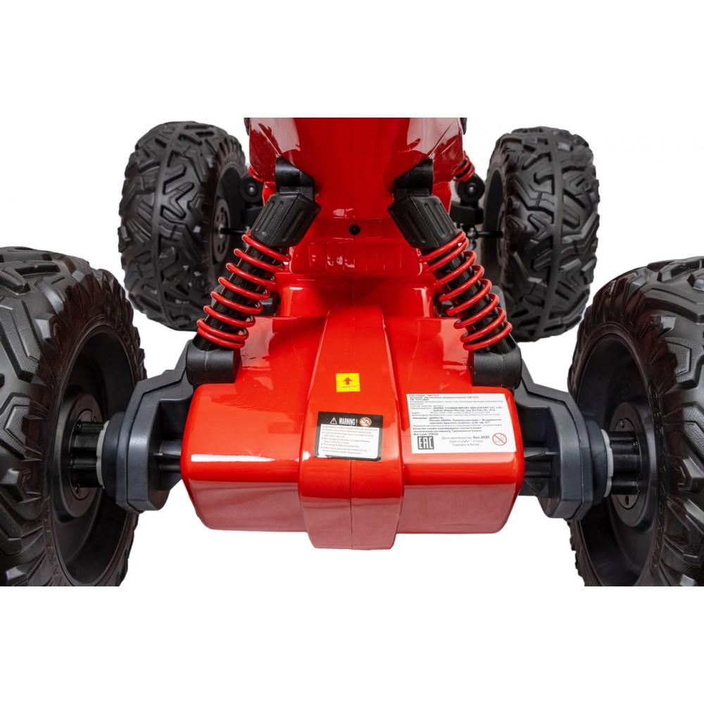 24V Adventure Pro Edition Ride-On Quad W/ Rubber Wheels, Music Player & Lights
