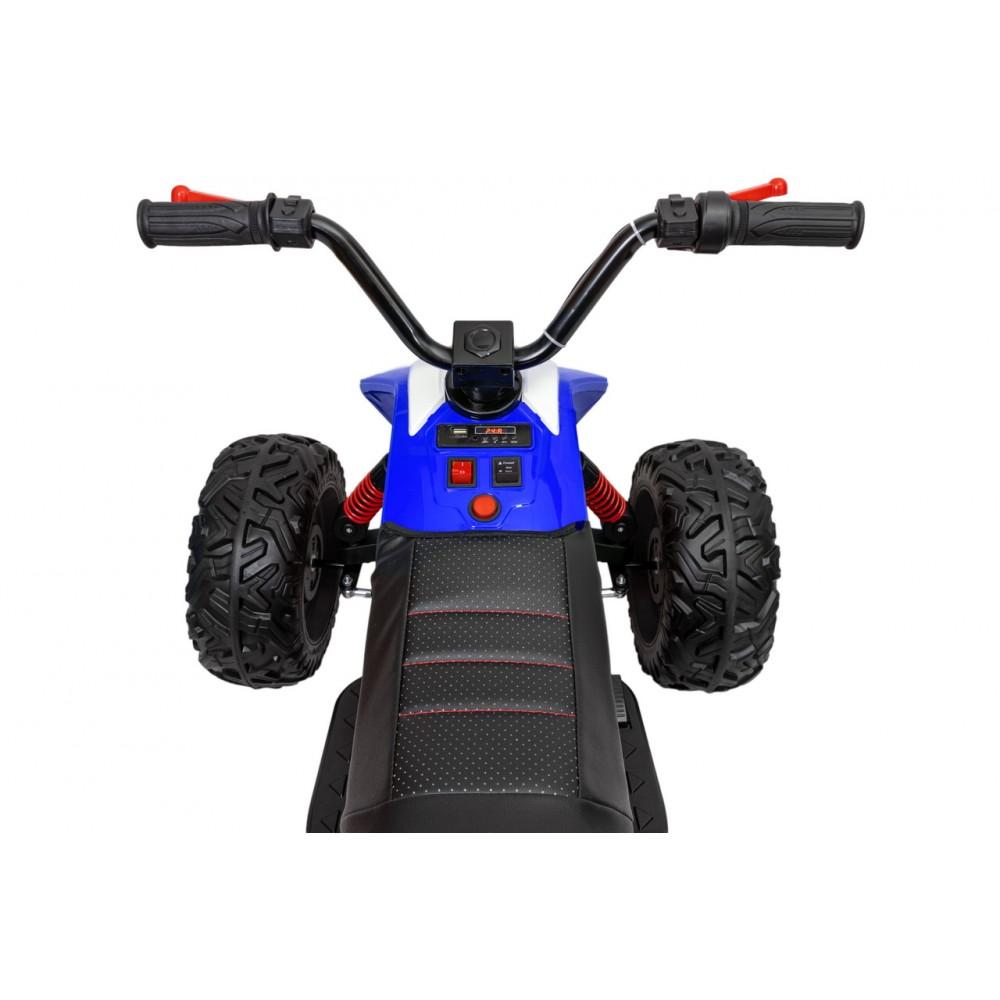 24V Adventure Pro Edition Ride-On Quad W/ Rubber Wheels, Music Player & Lights