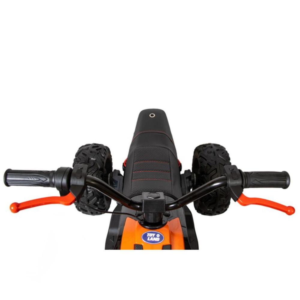 24V Adventure Pro Edition Ride-On Quad W/ Rubber Wheels, Music Player & Lights