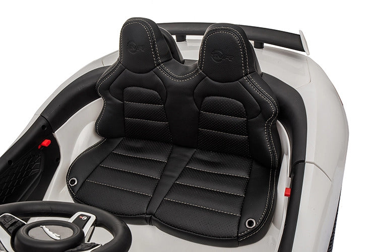 12V Jaguar F Type Kids 1-Seater Ride-On Car W/ Rubber Wheels, Music Player & RC