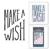Diagonal Make a Wish Press Plate from the BetterPress Collection