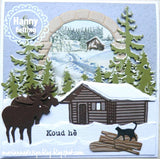 Marianne Design: Creatables Dies - Tiny's Log Cabin Die