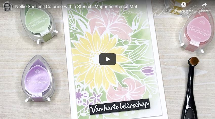Magnetic Stencil colour set