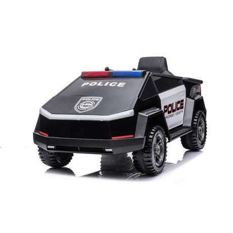 12V Emergency Services Ride On Truck - Police Officer & Firefighter 4x4 Electric Car For Kids