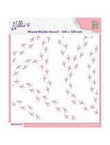 Nellie's Choice - Stencil Birdfeet