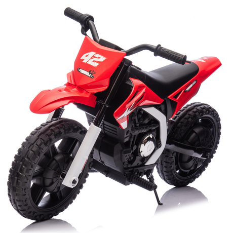 24V Big Kids Super-X High Speed Ride-On Dirt Bike W/ Rubber Wheels & Bluetooth Music Player