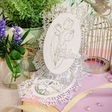 Moonstone Dies - Lace Edged Floral Frame