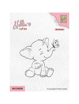 Nellie's Cuties Clear Stamp Elephant