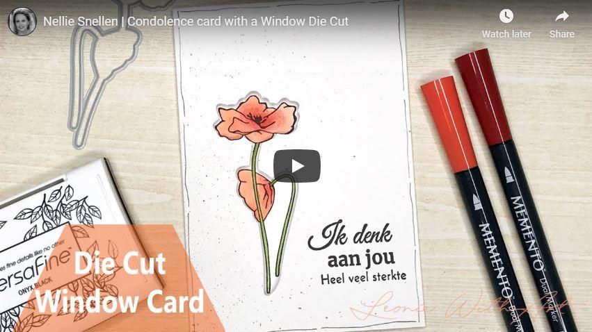 Snellen Design Flowers Poppy Die & Stamp Set
