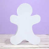 Luxury Shaped Card Blanks & Envelopes - Gingerbread Man