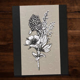 Sketchy Floral - Hello 4x6" Clear Stamp Set 19075