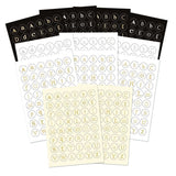 Stickables Self-Adhesive Letter Coins - Essential Colours