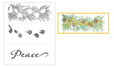 The Crafters Workshop Slimline Layered Pinecone Branch