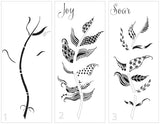 The Crafters Workshop Slimline Layered Joy Feather