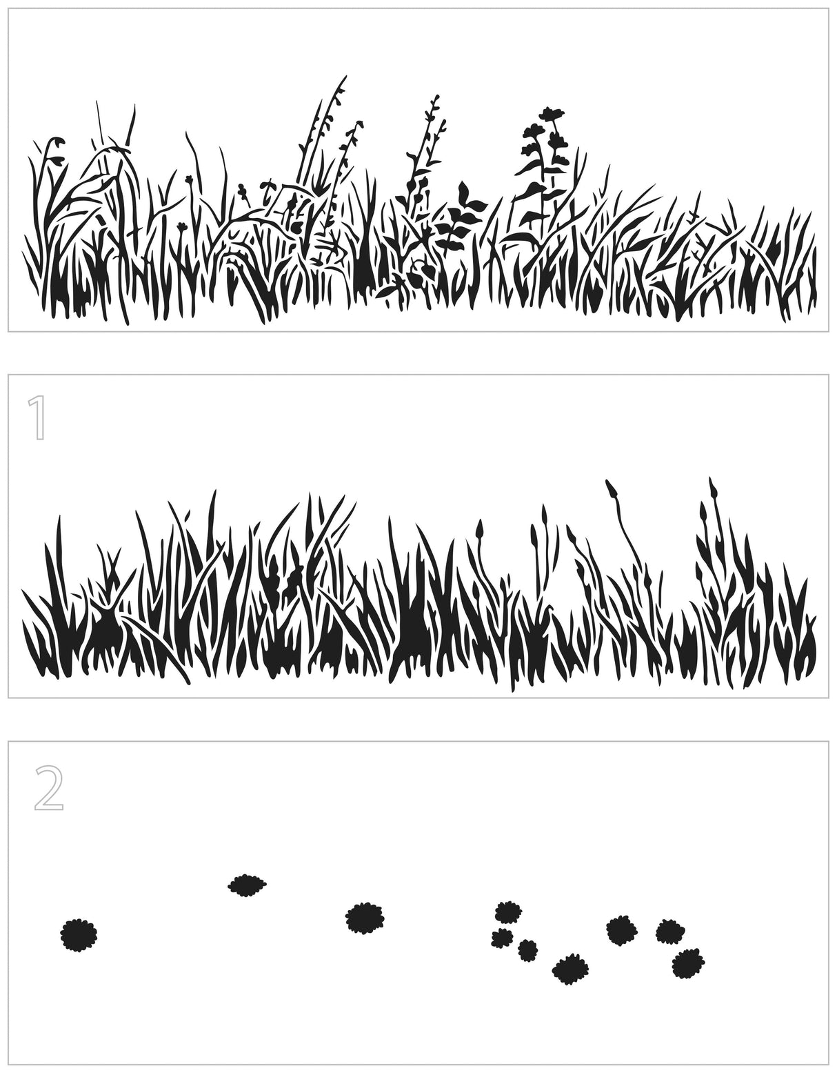 The Crafters Workshop Slimline Layered Grasses