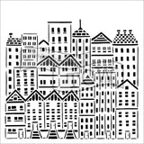The Crafters Workshop 6x6 Stencil City Buildings