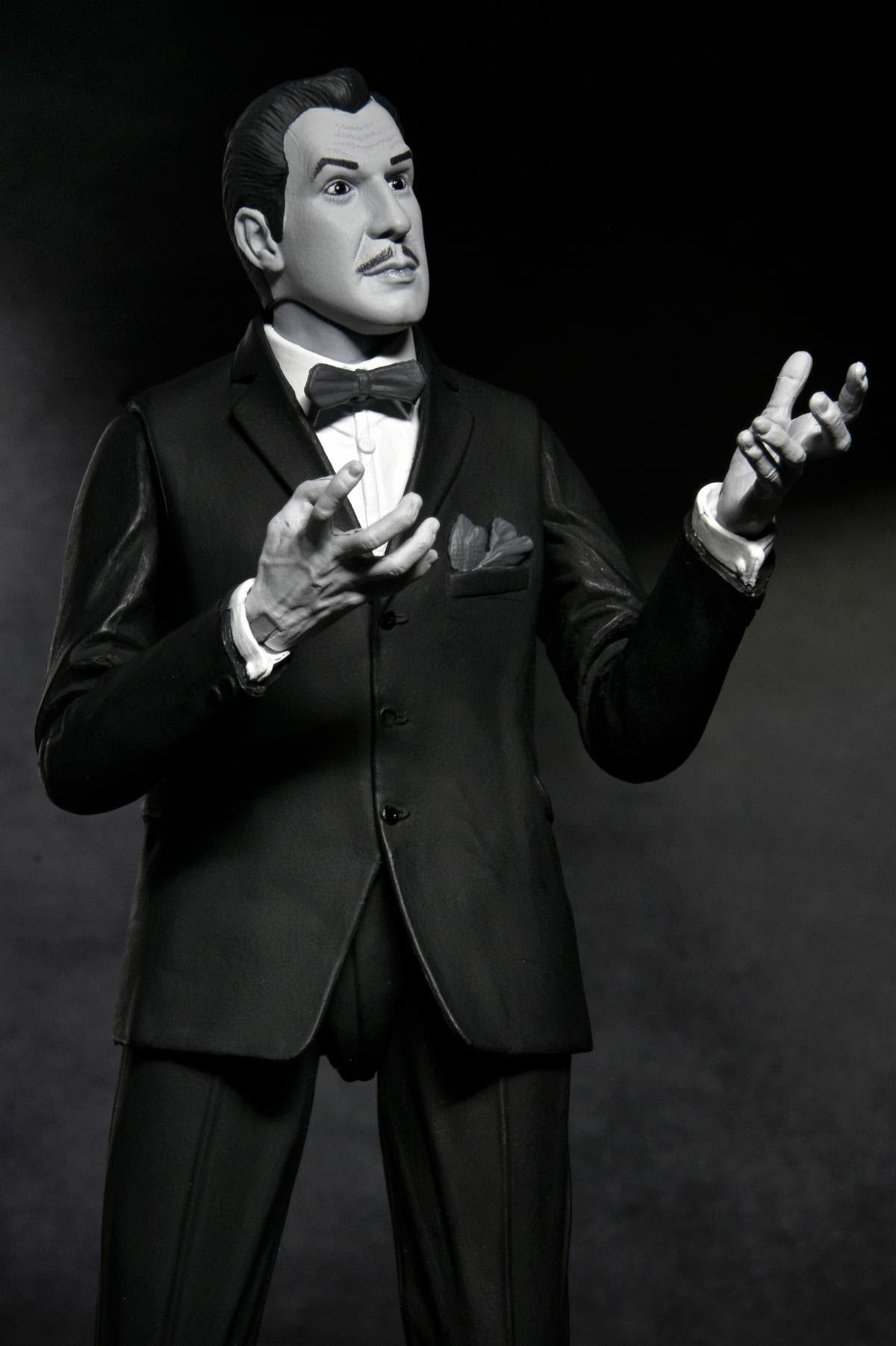 Vincent Price - 7" Scale Action Figure - Ultimate Vincent Price (B&W) (Preorder Feb/Mar 2026)