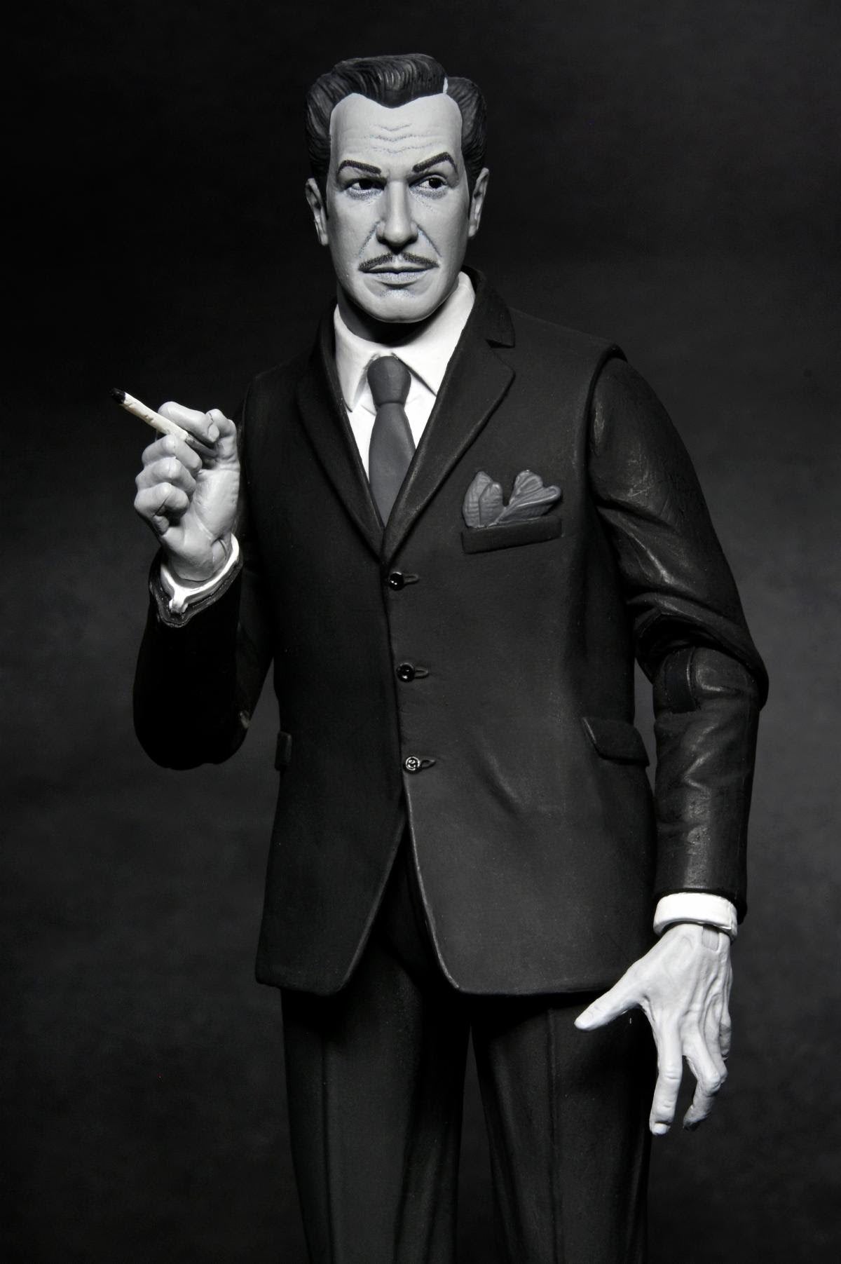 Vincent Price - 7" Scale Action Figure - Ultimate Vincent Price (B&W) (Preorder Feb/Mar 2026)