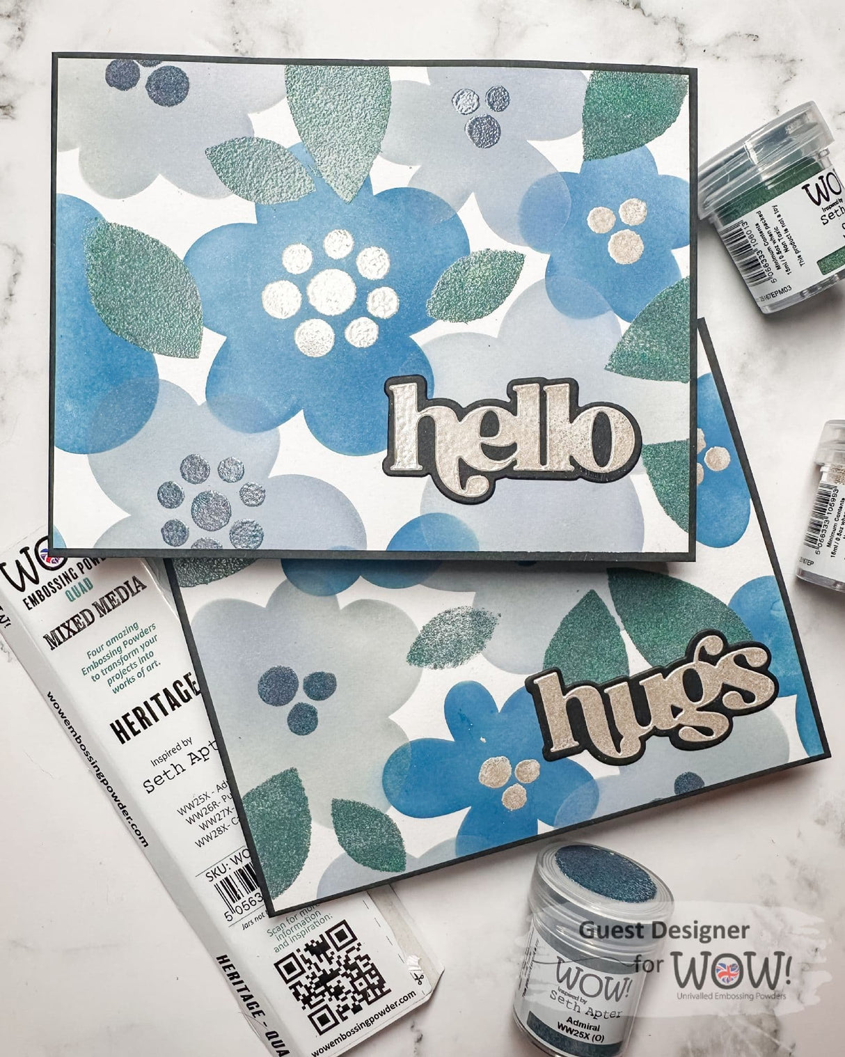 WOW! Embossing Powder - Heritage Quad - Inspired by Seth Apter
