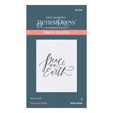 Peace on Earth Press Plate from the BetterPress Christmas Collection
