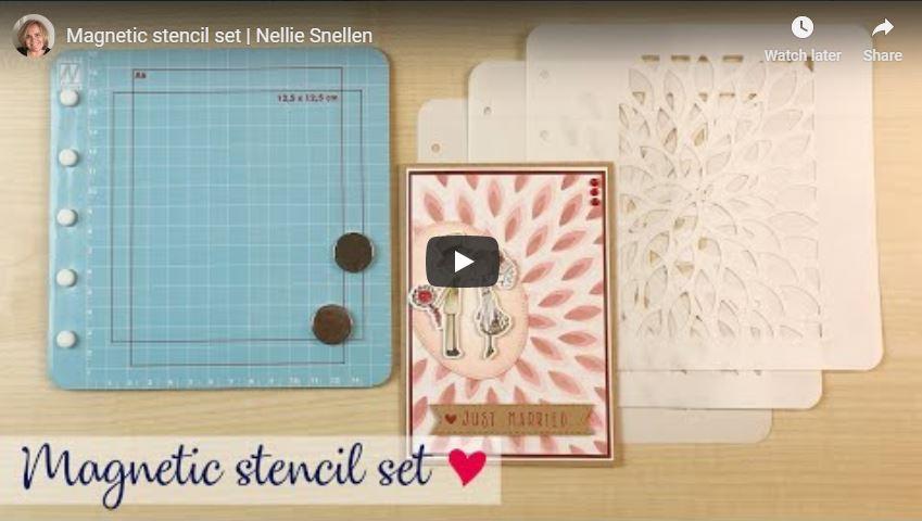 Magnetic Stencil colour set